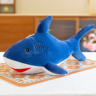 Gấu Bông Thú Nhồi Bông Hình Cá Mập Mềm Mịn Size 45Cm
