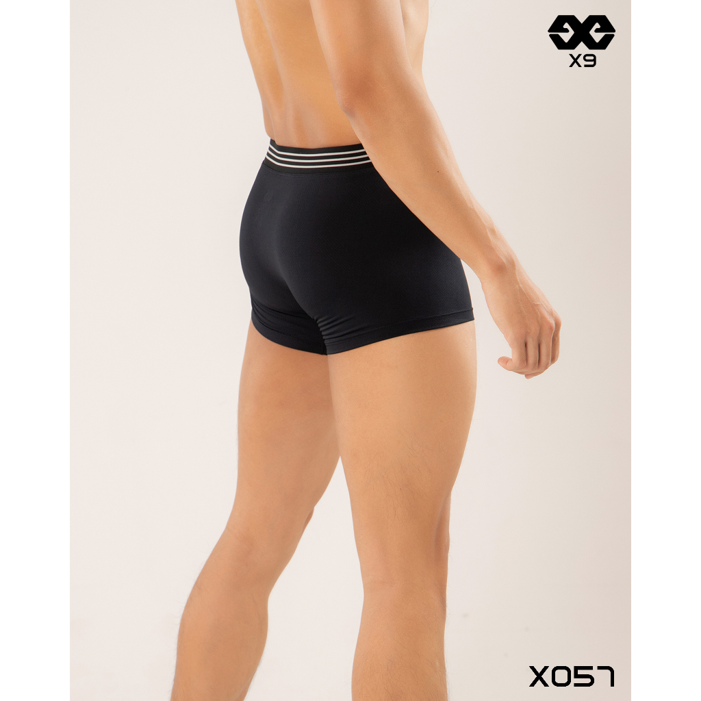 Quần Lót Boxer Đai Xéo Nam Bản Lưng Cao To 4cm Siêu Thoáng Khí - X9 Sportswear - X057