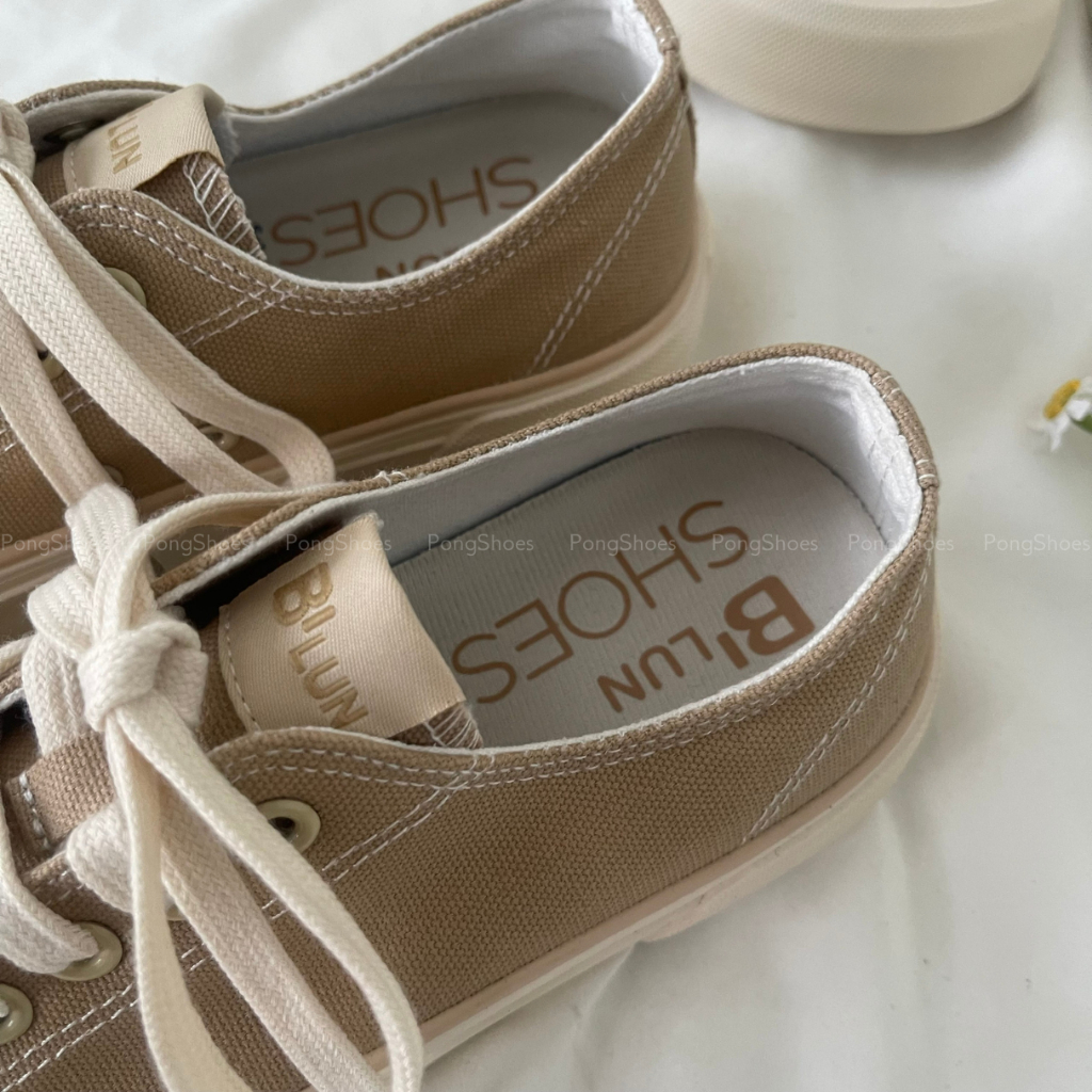 Sneaker/ Bata PongShoes mũi tròn phong cách dễ thương- FULL BOX - Mã 1597