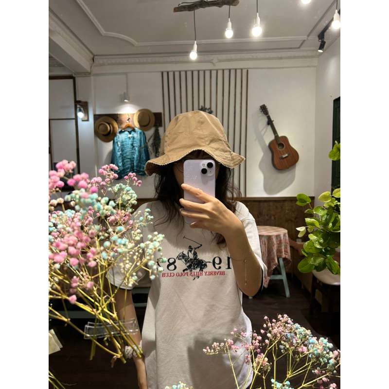 NÓN MŨ HOA NHÍ 2 MẶT