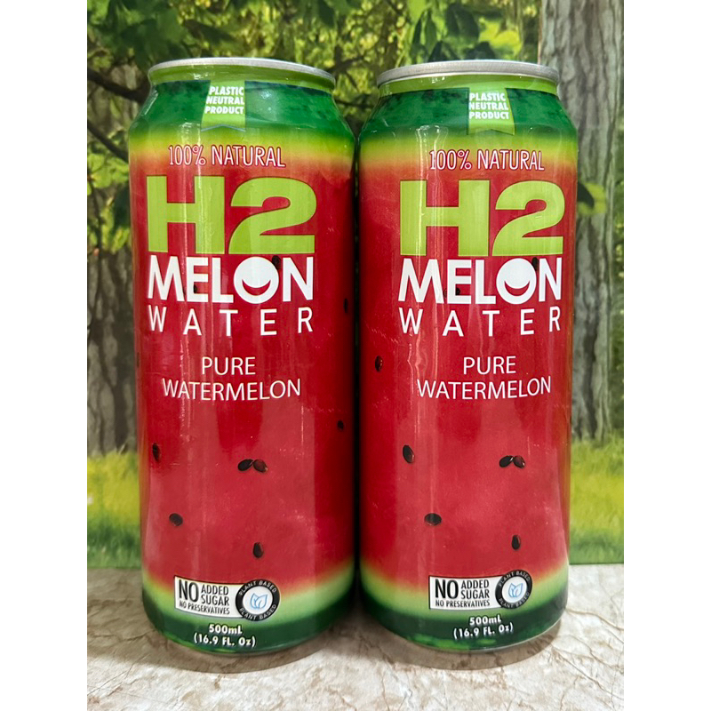 Nước Ép Dưa Hấu H2 Melon Water Lon 500ml