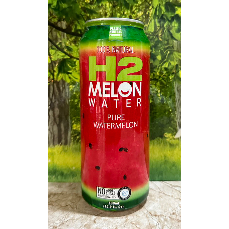 1 Thùng Nước Ép Dưa Hấu H2 Melon Water /12 Lon x 500ml