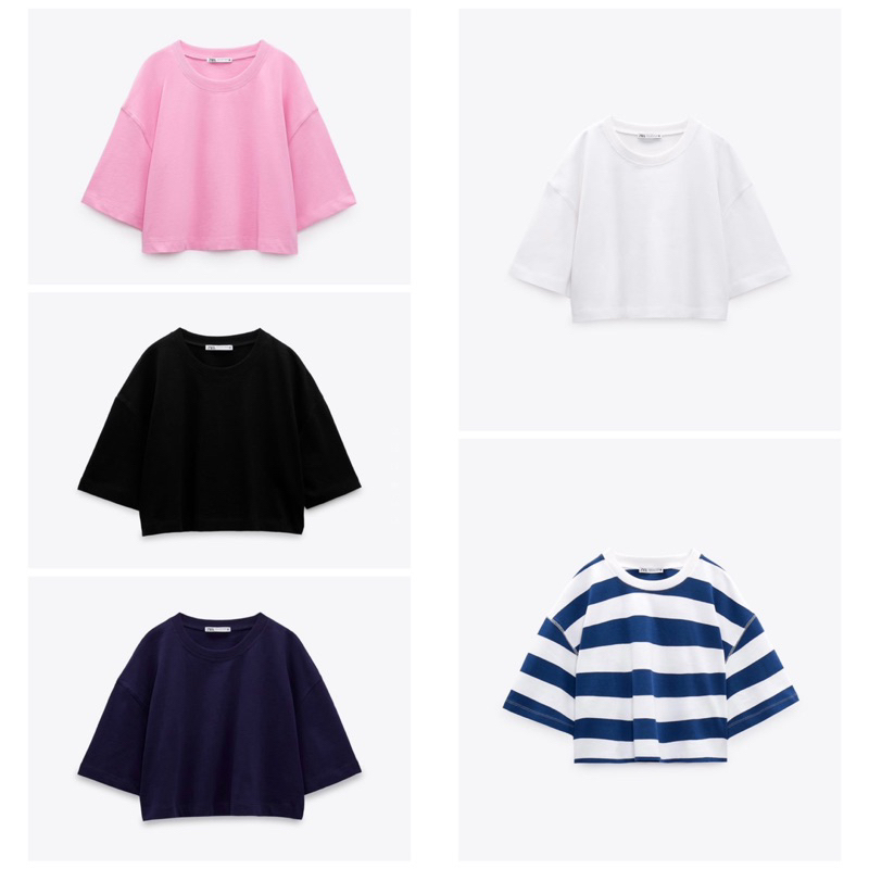 Áo phông croptop Zara Authentic