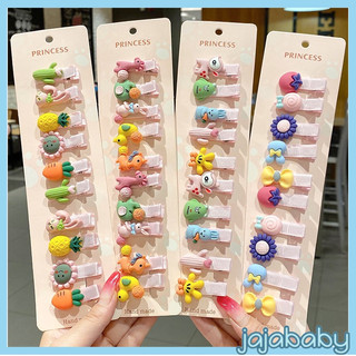 Set 10 kẹp tóc đáng yêu cho bé gái jajababy