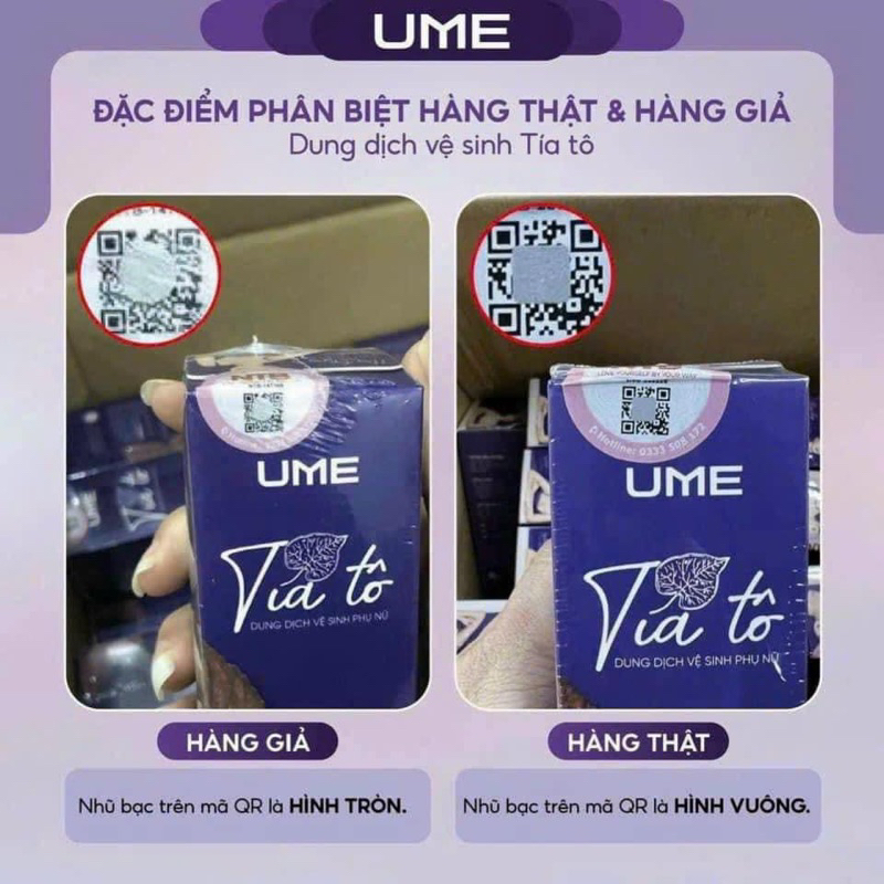 [CAM KẾT CHÍNH HÃNG] Dung dịch vệ sinh tía tô UME Ngọc Trinh