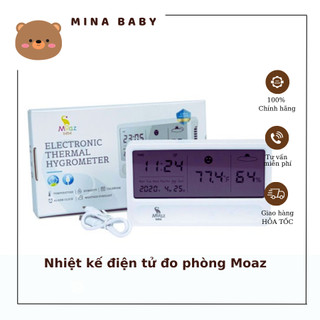 Nhiệt kế điện tử đo phòng moaz bebe MB027