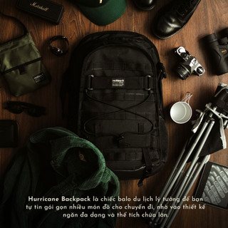 Balo Dã Ngoại Reckless Hurricane Backpack (Vải Polyester, Nhiều Ngăn Tiện Ích, Laptop 15.6 Inch)