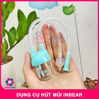 Dụng Cụ Hút Mũi Sơ Sinh Inbear, Hút Mũi Cho Bé Đầu Dây Silicon Siêu Mềm