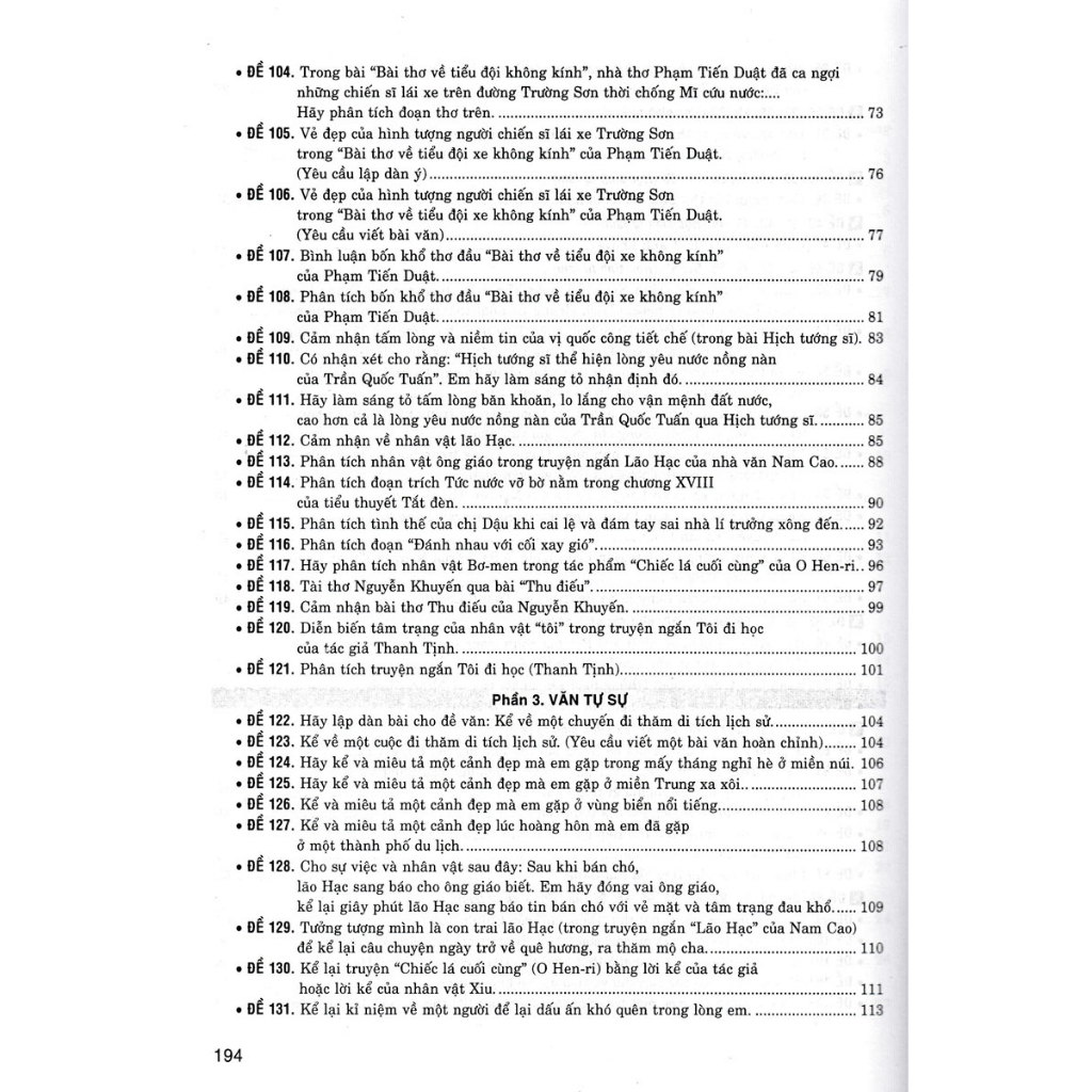 Sách - 199 Đề Và Bài Văn Hay Lớp 8