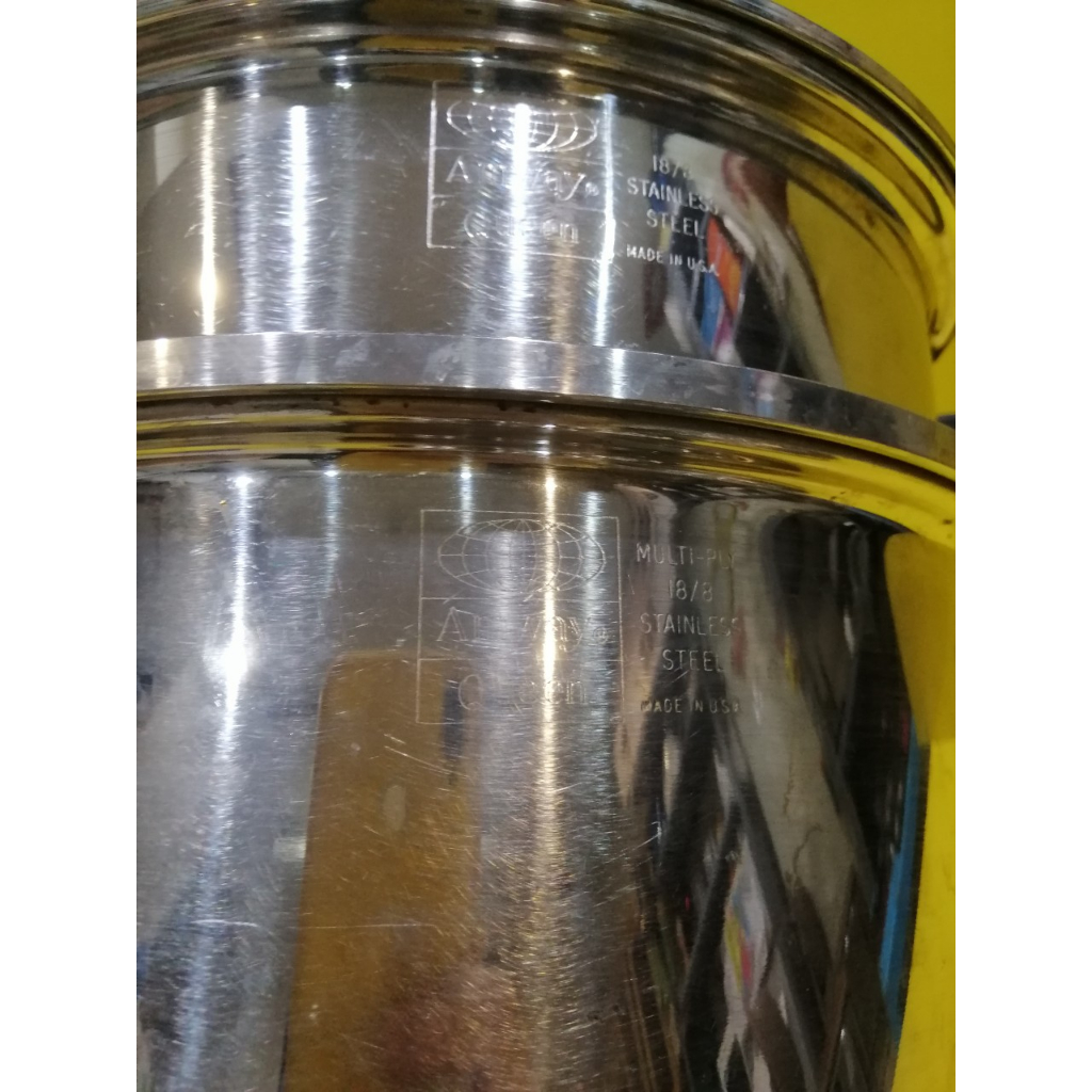 Bộ nồi hấp inox Amway Queen (Mỹ xuất Nhật), size 27cm, cao 12-19cm (mã 1008), Dùng được bếp từ
