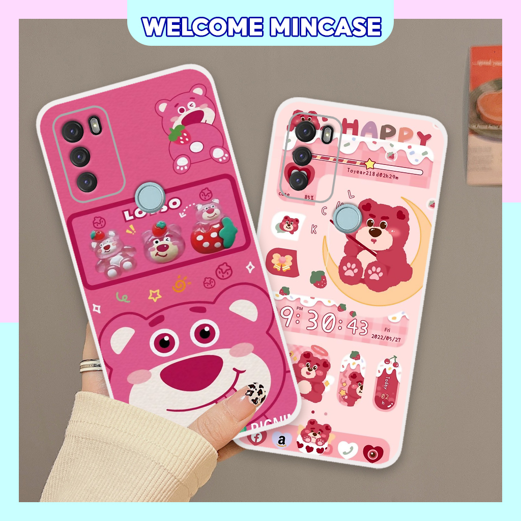 Ốp lưng Vsmart Star 5 in hình gấu dâu Lotso, gấu nâu dễ thương