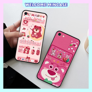 Ốp lưng iphone 5/ 5s/ 6/ 6s/ 6 plus/ 6s plus/ 7/ 8/ se 2020 in hình gấu dâu lotso, gấu nâu dễ thương