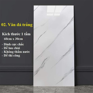 Tấm xốp dán tường giả vân đá PVC trang trí dán ốp tường phong cách mới