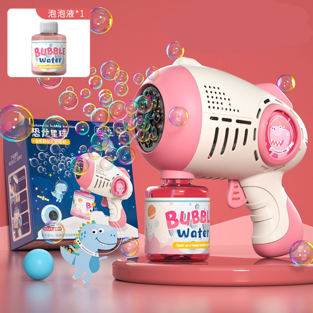 Súng bắn bong bóng xà phòng , có đèn leb. tặng kèm pin, tặng 1 lọ nước xà phòng, đồ chơi giải trí cho các bé.