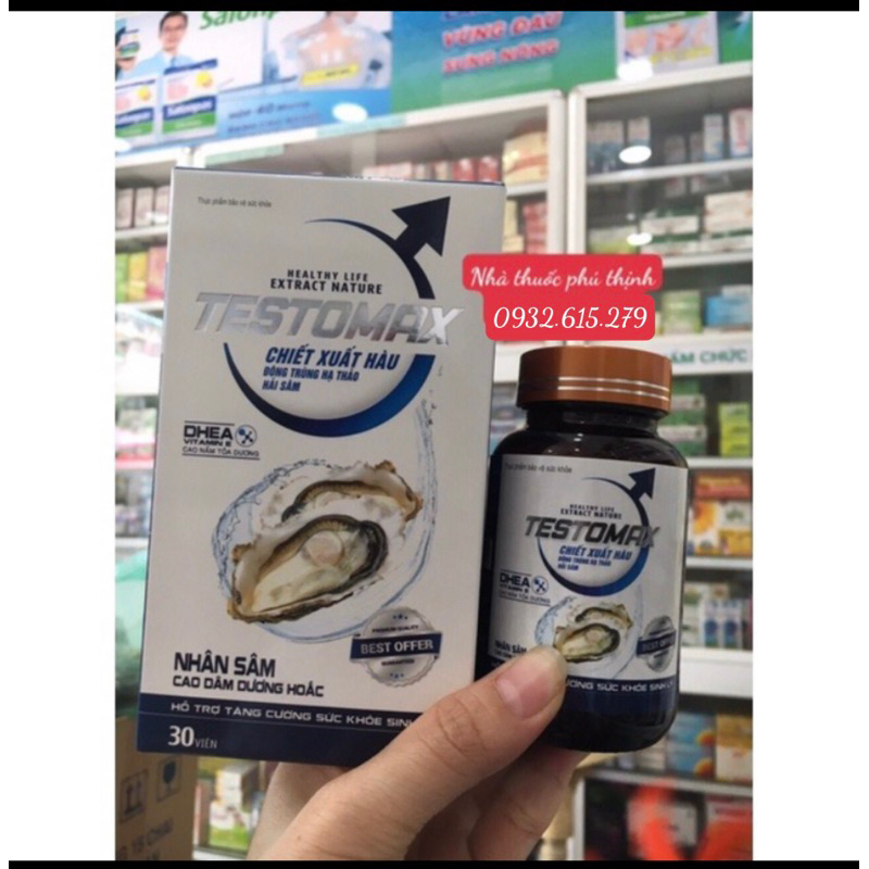 ✅  Hàu biển testomax kéo dài thời gian, chống xuất sớm, date xa