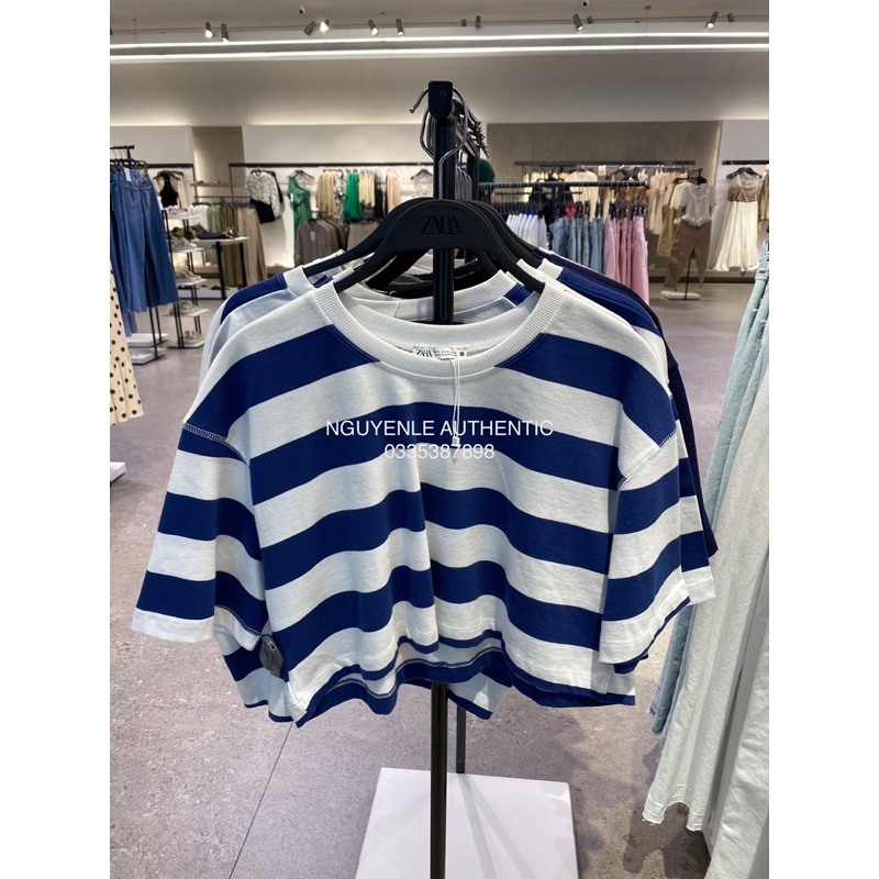 Áo phông croptop Zara Authentic