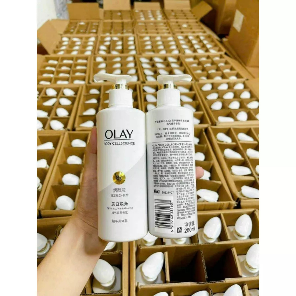 Sữa Dưỡng Thể Olay B3 Bright Ultra Whitening dưỡng trắng , dưỡng ẩm toàn thân , bản cải tiến mới nhất / Belle Cosmetics