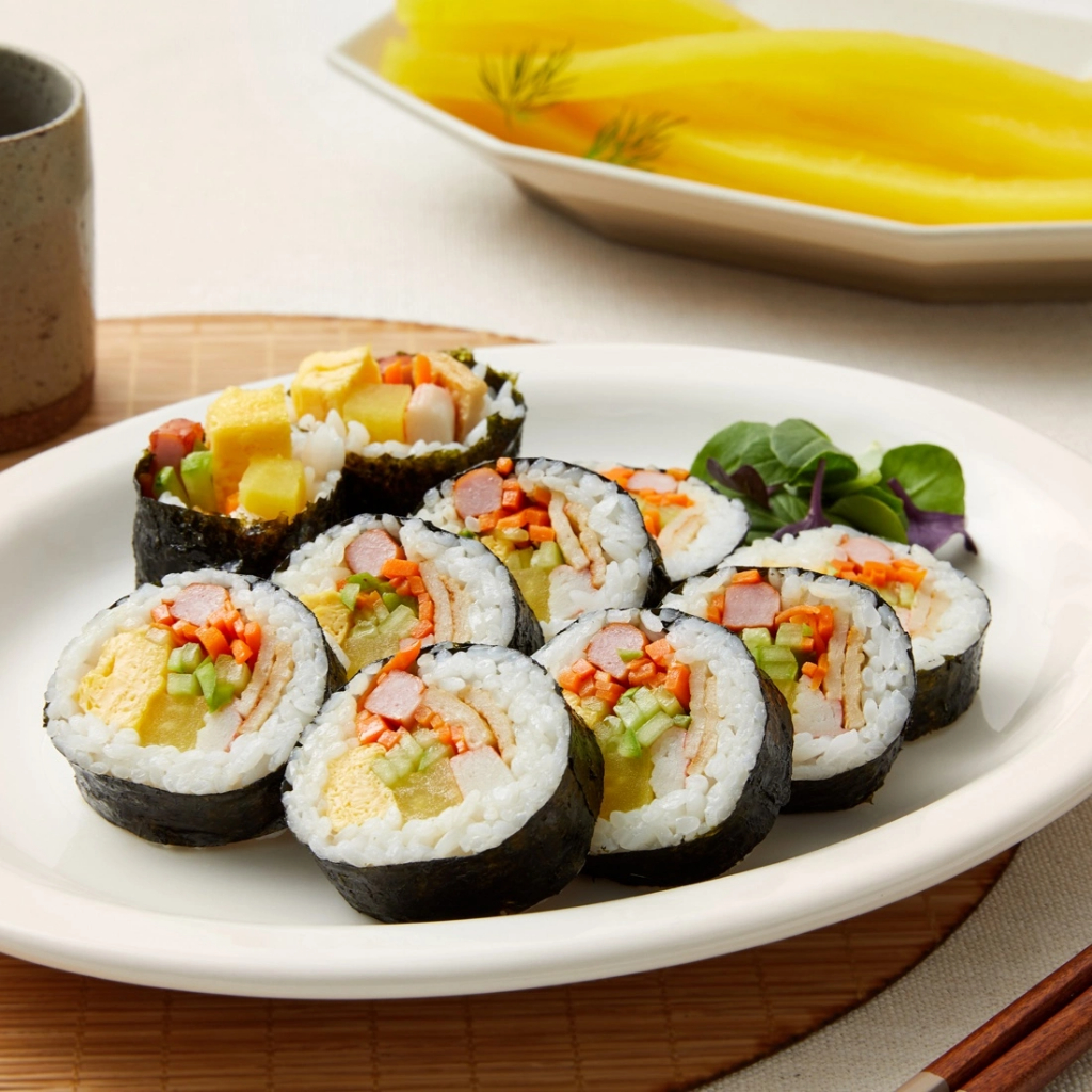 Củ cải vàng cắt sợi cuộn kimbap 2.6kg, 3kg