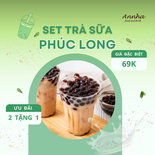 Set nguyên liệu 30 ly trà sữa Phúc Long