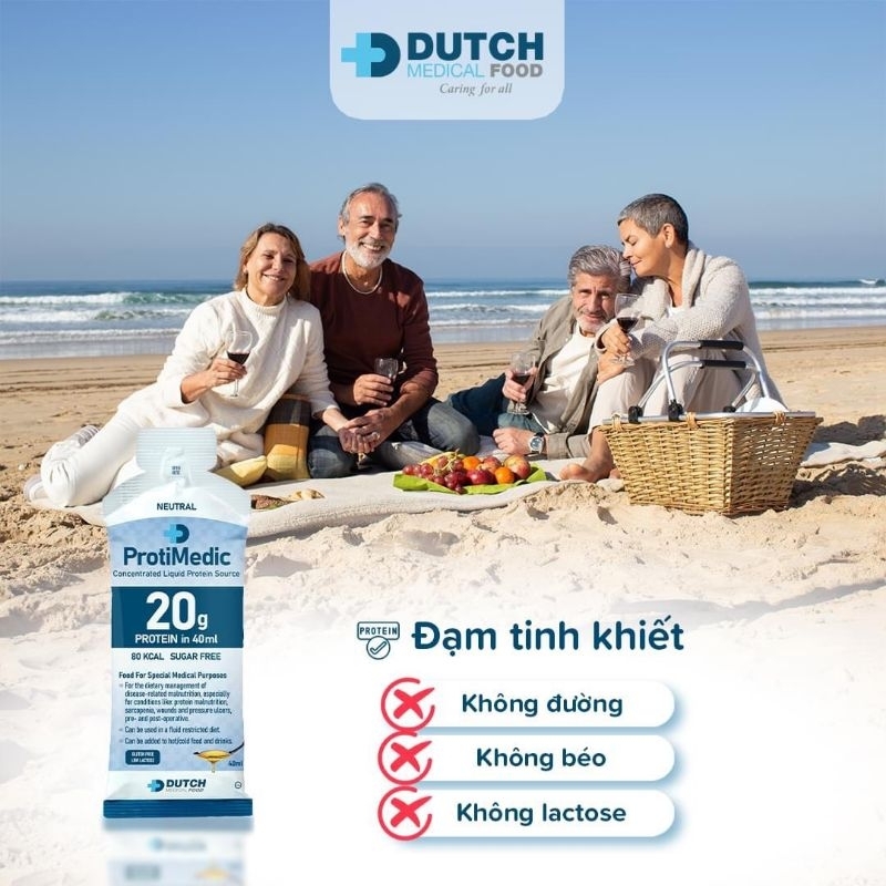 Protimedic 20g Thực Phẩm Bổ Sung Dinh Dưỡng Protein Cho Người Bệnh, Vận Động Viên Thể Thao, Gymer, Người Suy Dinh Dưỡng