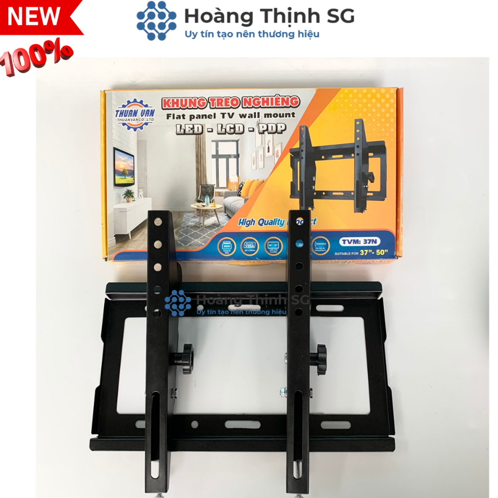 Giá treo tivi 37in-50in nghiêng, khung treo tivi 37in-65in nghiêng, Thuận Văn