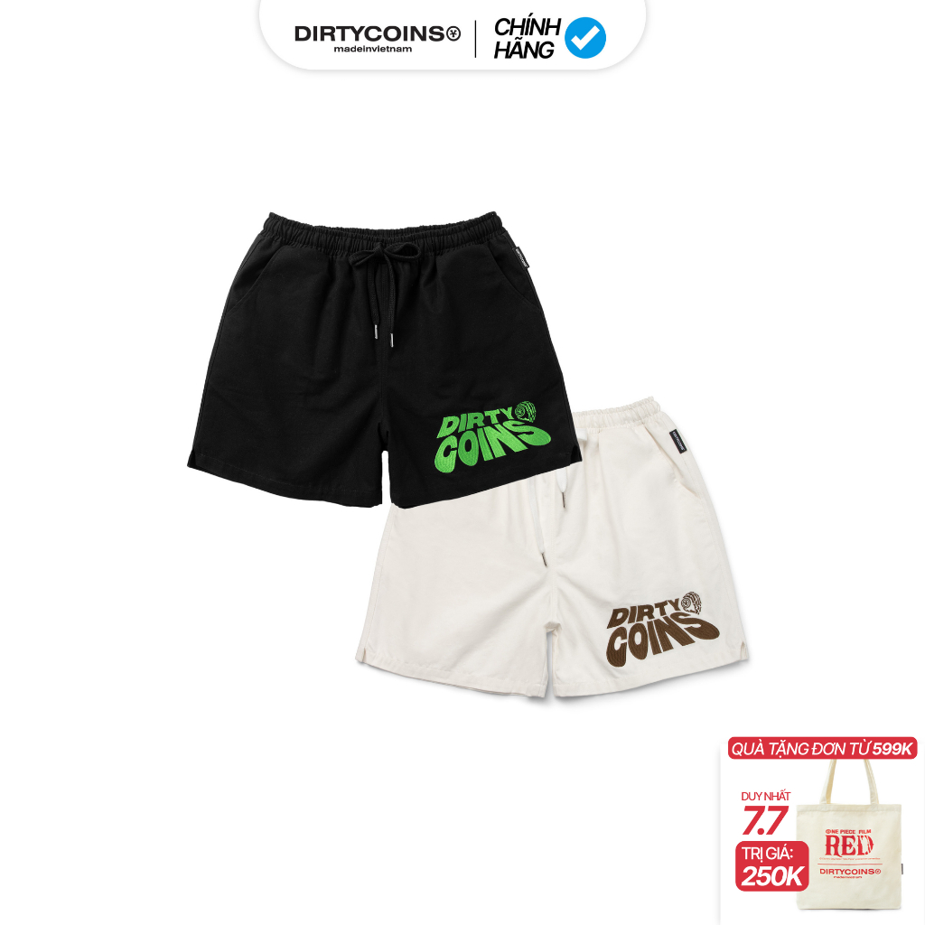 Quần DirtyCoins Wavy Shorts
