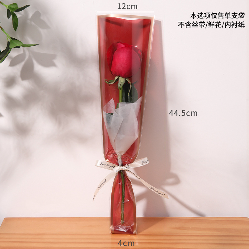 Giấy gói hoa tam giác viền vàng