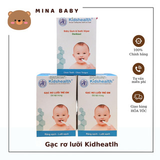 Gạc rơ lưỡi Kidshealth ( hộp 10 gói)