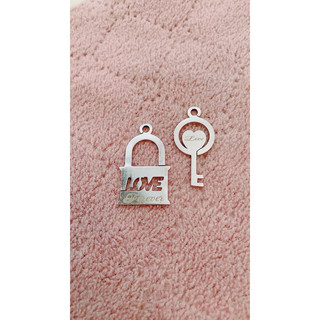 01 cặp mặt làm dây chuyền chất liệu inox
