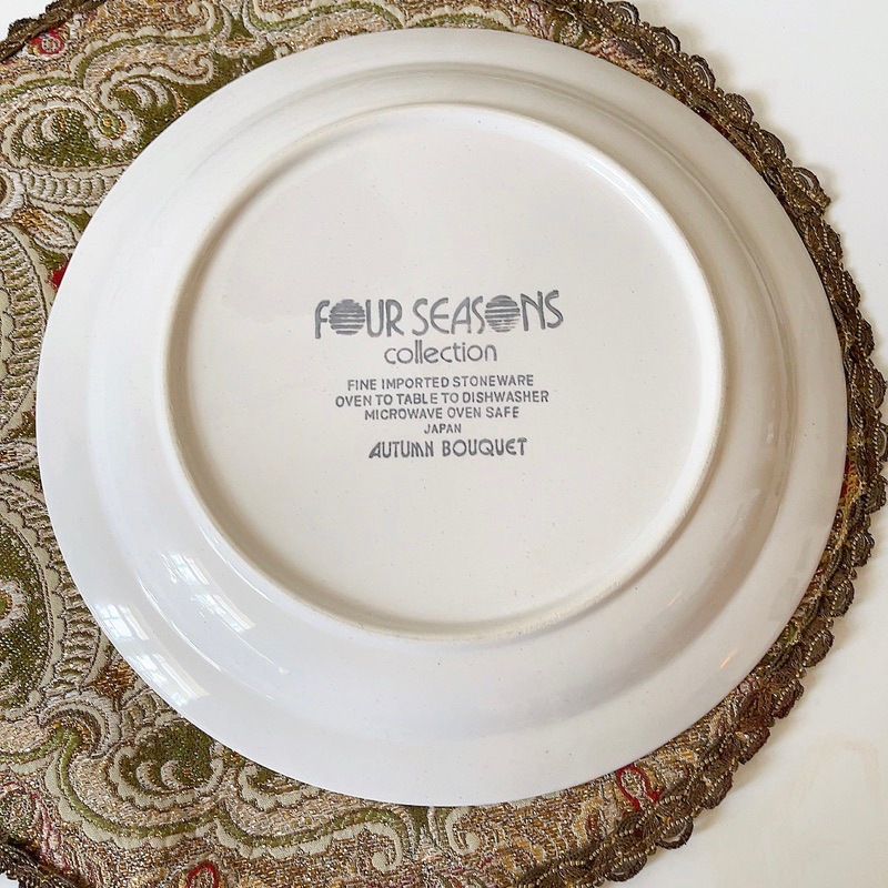 Đĩa viền nâu Mountain Wood Collection