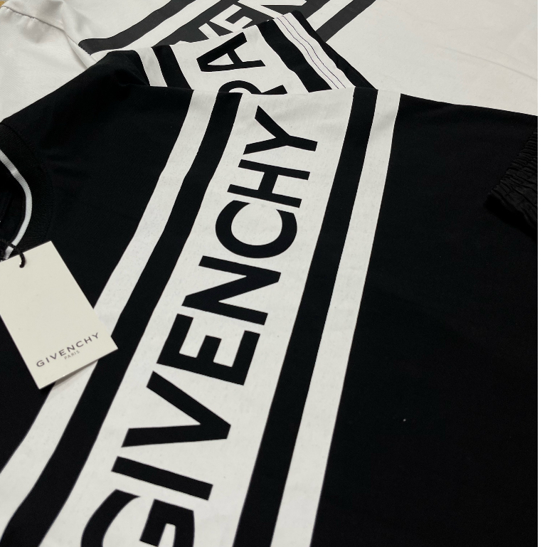 Bộ Quần Áo Gi. Ven Chi Phối Hai Màu Đen Trắng_ Bộ Thể Thao Mùa Hè Phân Khúc Hàng Đẹp