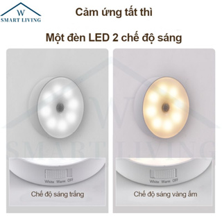 Đèn cảm biến tự động sáng dán tường Gia dụng thông minh bóng LED chuyển