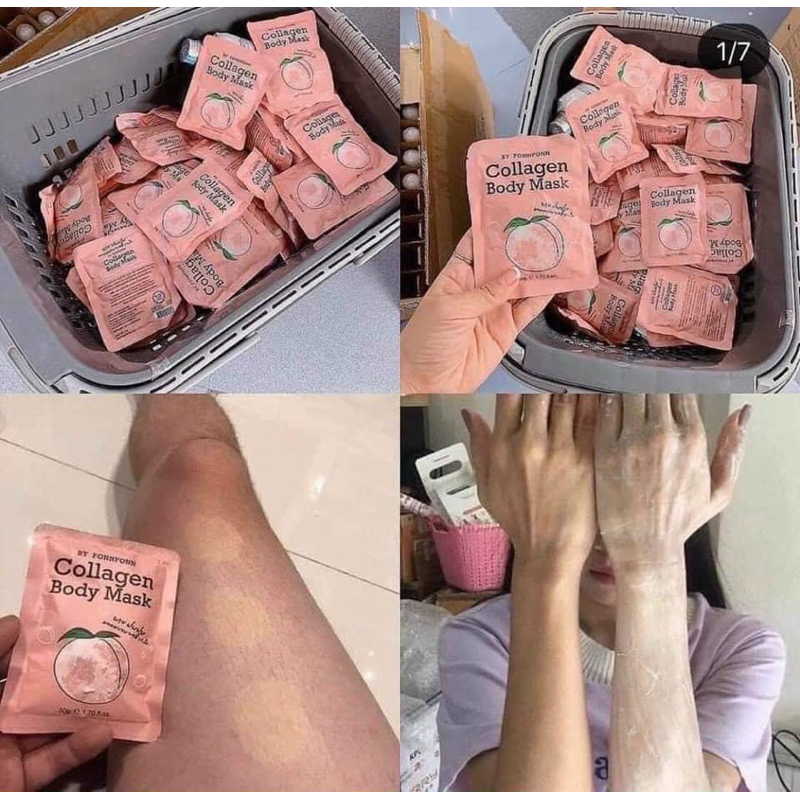 Tắm Trắng mask Đào Thái