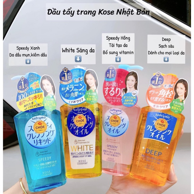 Dầu tẩy trang Kosé Softymo Deep Cleansing Oil Nhật Bản 230ML