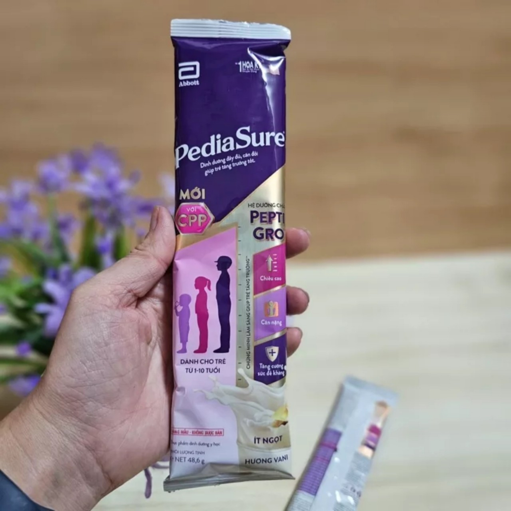Pediasure gói hương vani cam kết date mới