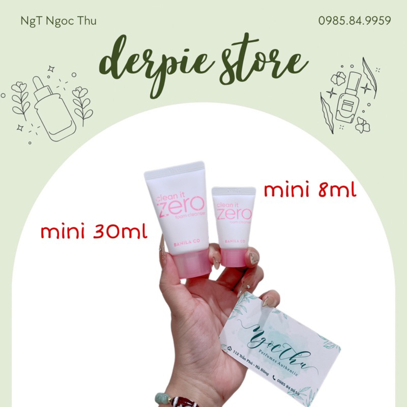 Sữa rửa mặt tạo bọt Banila Co Clean It Zero Foam Cleanser sạch sâu, dịu nhẹ