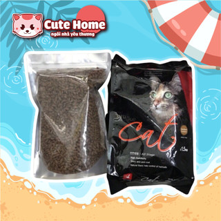 Hạt cho mèo cateyes túi chiết 1kg thức ăn cho mèo cateyes cho mèo cân bằng dinh dưỡng cutehome