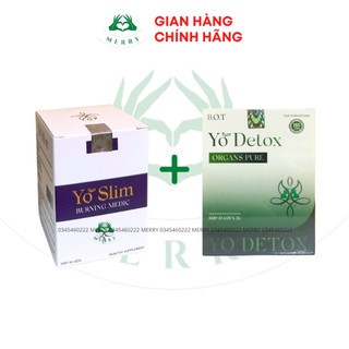 COMBO Yo Slim và Yo Detox Chính Hãng MERRY STORE Của B.O.T Giúp Giảm Cân An Toàn Hiệu Quả Và Thanh Lọc Cơ Thể