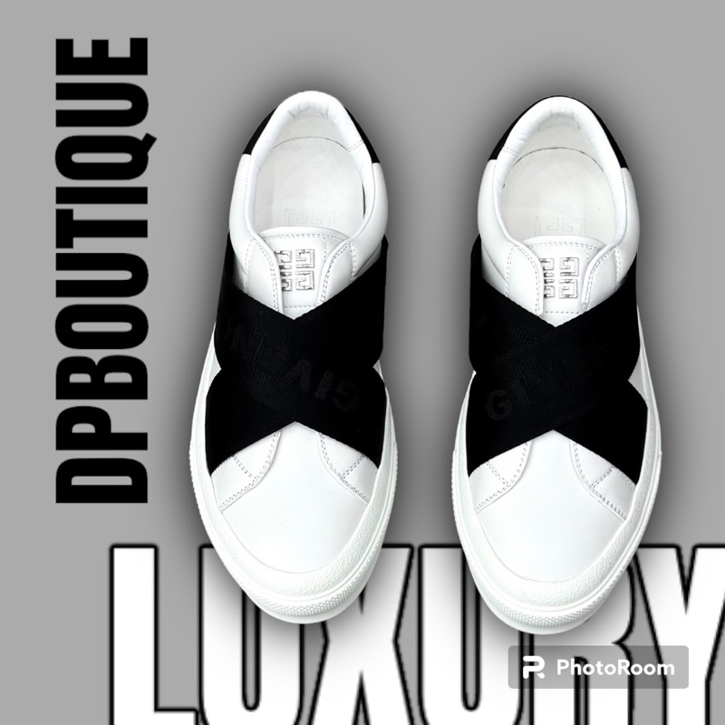 - Giày Sneaker GVC Trắng Quai Chéo 4 Màu Cao Cấp - Giày Sneaker GVC FullBox