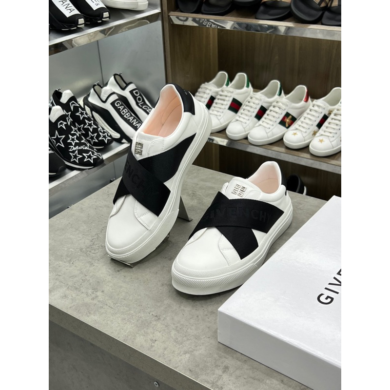 - Giày Sneaker GVC Trắng Quai Chéo 4 Màu Cao Cấp - Giày Sneaker GVC FullBox