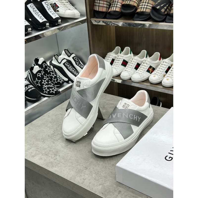 - Giày Sneaker GVC Trắng Quai Chéo 4 Màu Cao Cấp - Giày Sneaker GVC FullBox