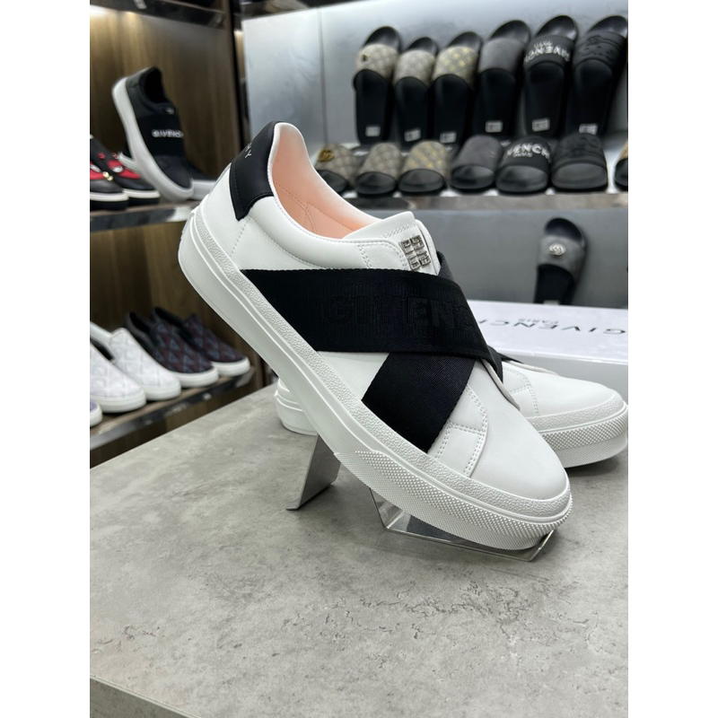 - Giày Sneaker GVC Trắng Quai Chéo 4 Màu Cao Cấp - Giày Sneaker GVC FullBox