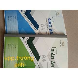 vở giáo án ô ly và kẻ ngang 200 trang khổ a4