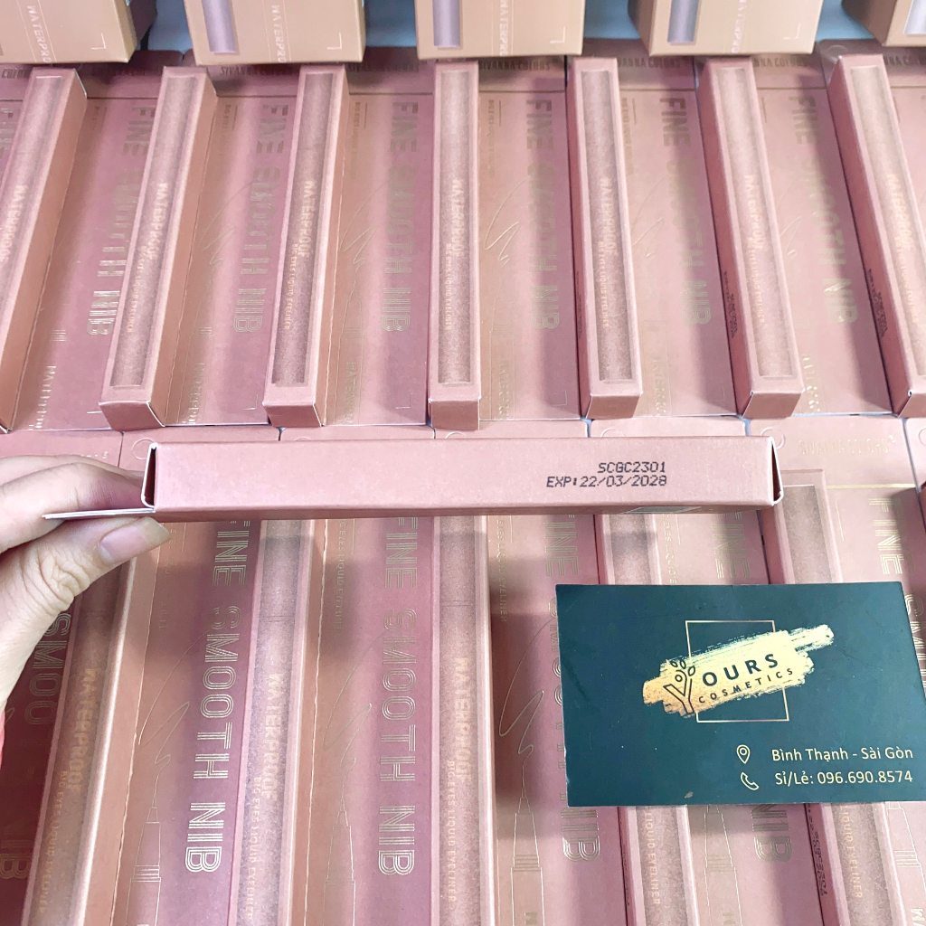 Bút kẻ mắt nước không lem, chống nước Sivanna Fine Smooth Big Eye Liquid HF942 - Bút kẻ dạ chống nước