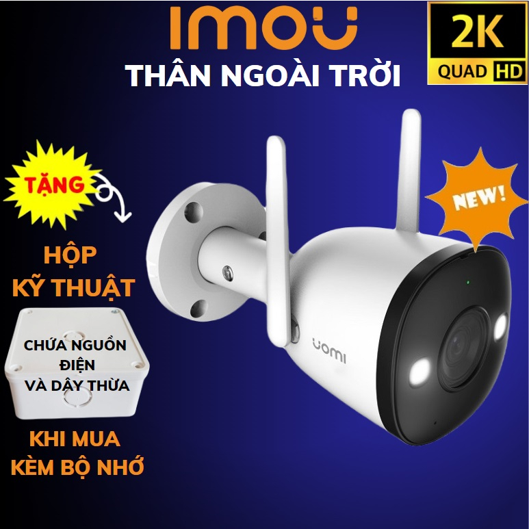 Camera Wifi IMOU Ngoài Trời, Camera có Màu ban đêm F22P, F22FP, F22FEP F42P 2M 1080P Full HD Chính Hãng Dahua 24TH