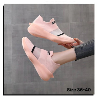 GIÀY BATA NỮ CỔ XỎ VẢI MỀM CO DÃN