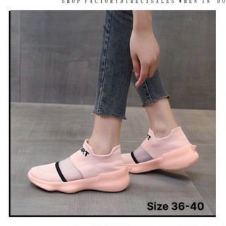 GIÀY BATA NỮ CỔ XỎ VẢI MỀM CO DÃN