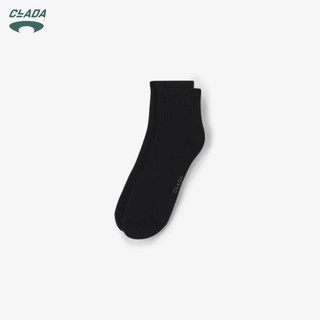 Tất Cotton Ngắn CLADA Essential - Đen - TE002