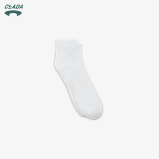 Tất Cotton Ngắn CLADA Essential - Trắng - TE002