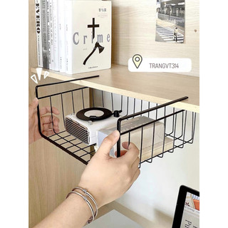 Kệ đựng đồ để dưới ngăn bàn, ngăn tủ bếp